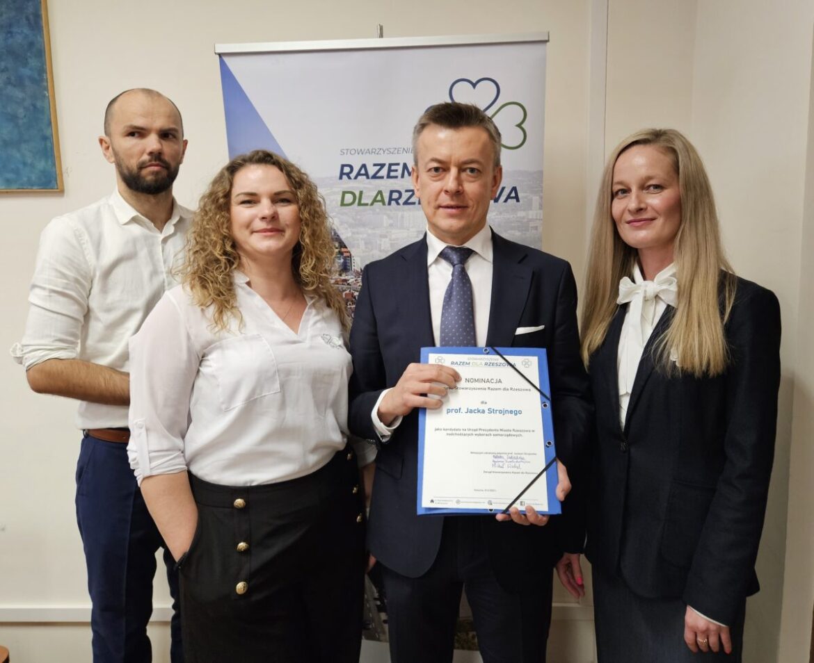 Nominacja Jacka Strojnego na Prezydenta Miasta Rzeszowa